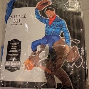 Inflatable bull costume